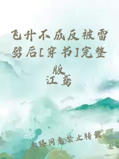 飞升不成反被雷劈后[穿书]完整版